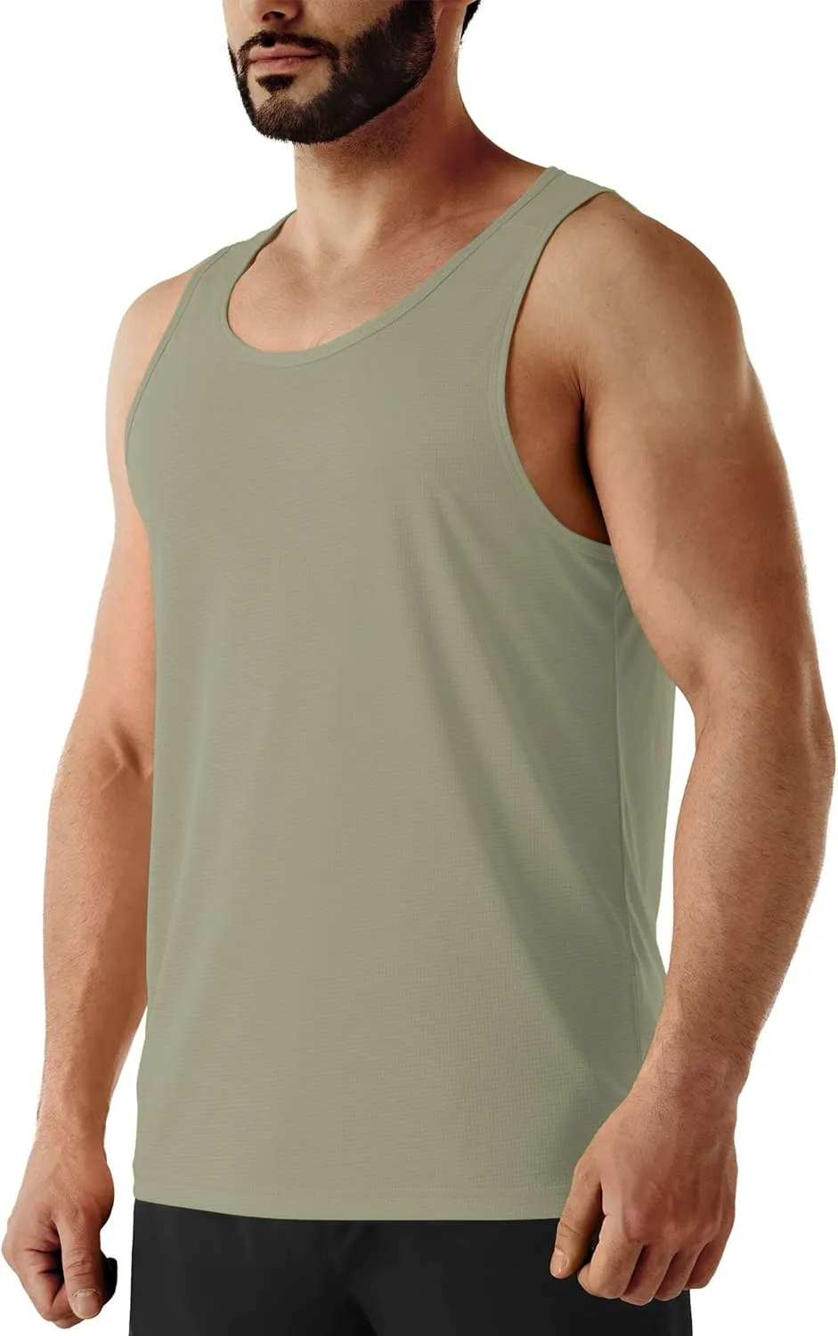 Men's Neon Swim Tank Tops Quick Dry Running Athletic Workout Gym Yoga Swimming Beach Marathon Muscle Sleeveless Shirts