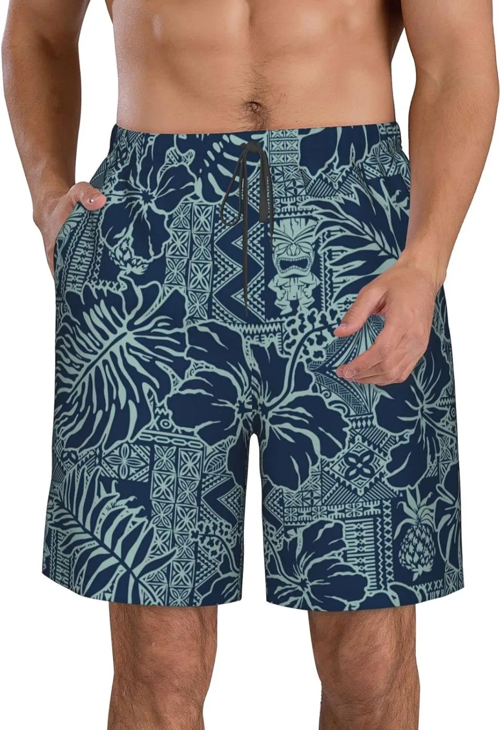 Mens Swim Trunks Swimming Shorts Quick Dry Mesh Lining Swimwear Bathing Suits Boardshorts Beach Wear Swim Suits