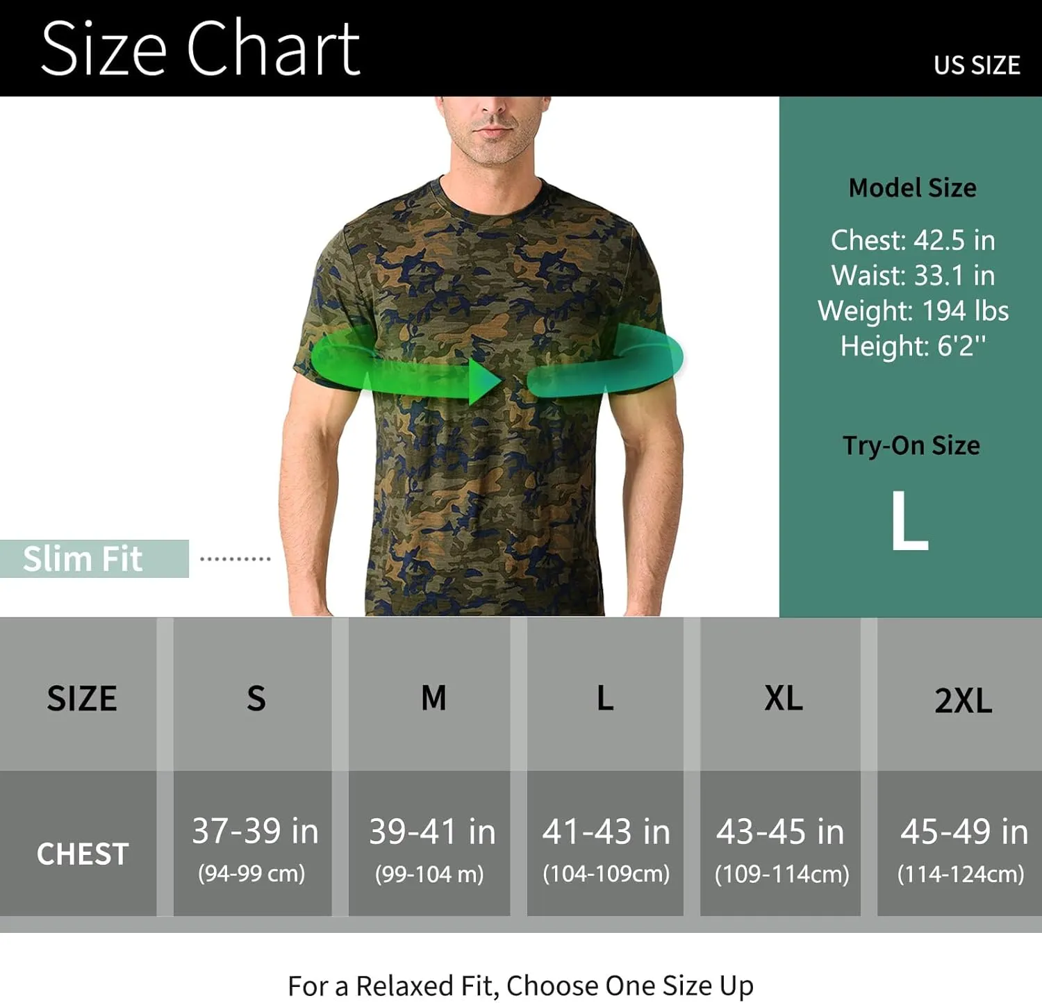 Merino Protect 100% Merino Wool T Shirts for Men Odor Resistance Base Layer Hiking Travel T-Shirt Soft Undershirt