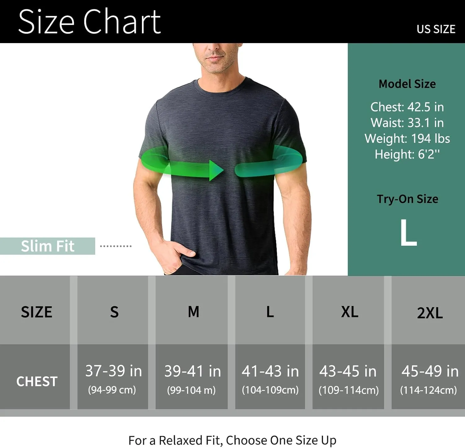 Merino Protect 100% Merino Wool T Shirts for Men Odor Resistance Base Layer Hiking Travel T-Shirt Soft Undershirt