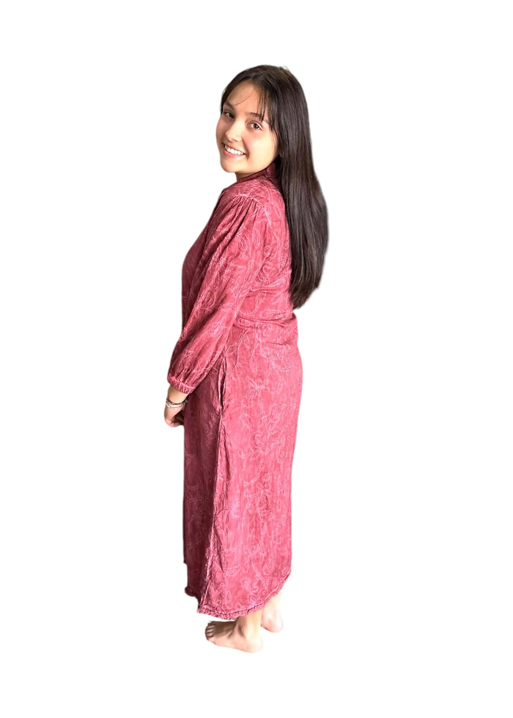 Merlot Flow Dress