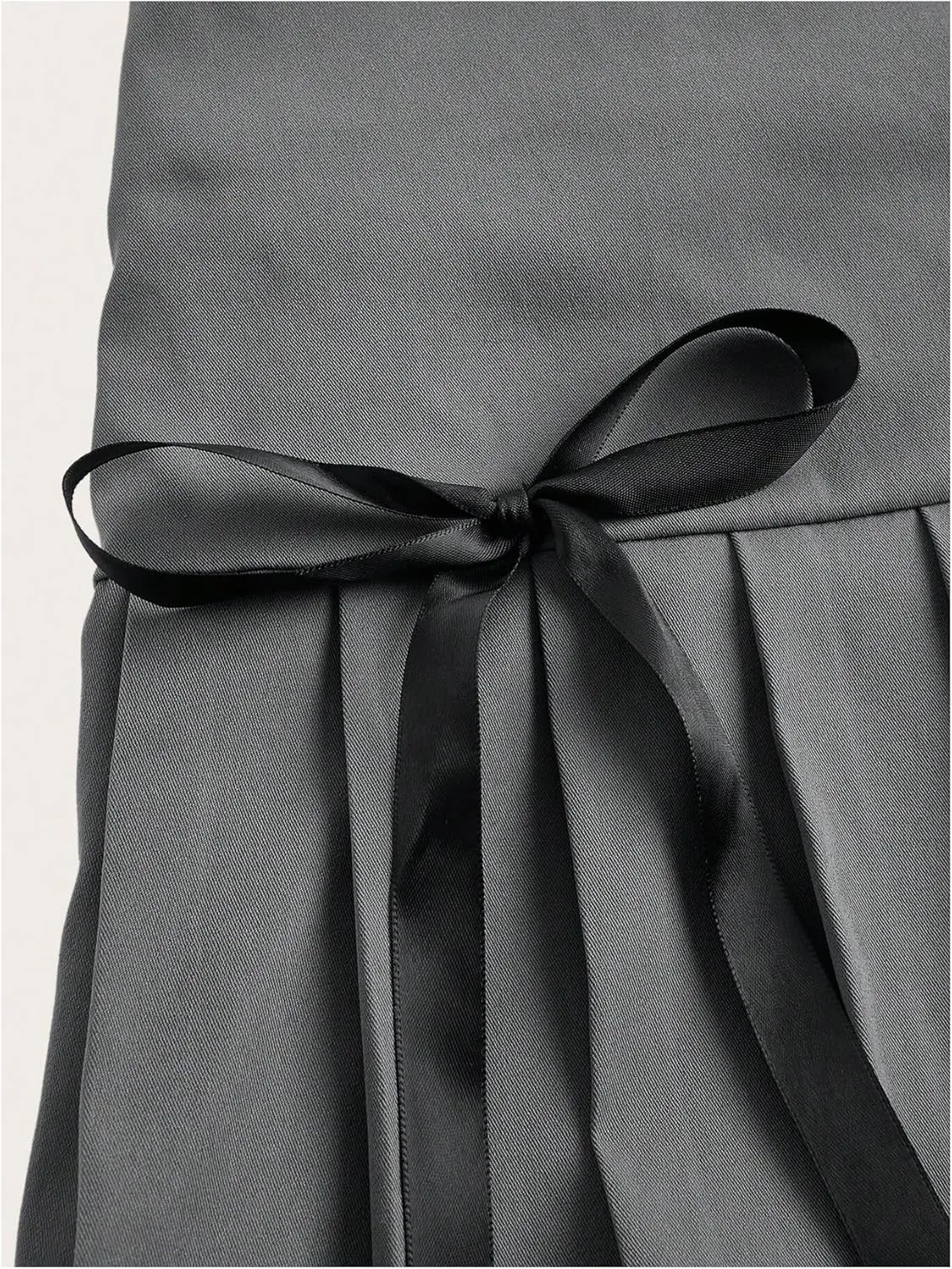 Milumia Women's Bow Knot Pleated Mini Skirt Y2k Low Waist Flare A Line Casual Skirts