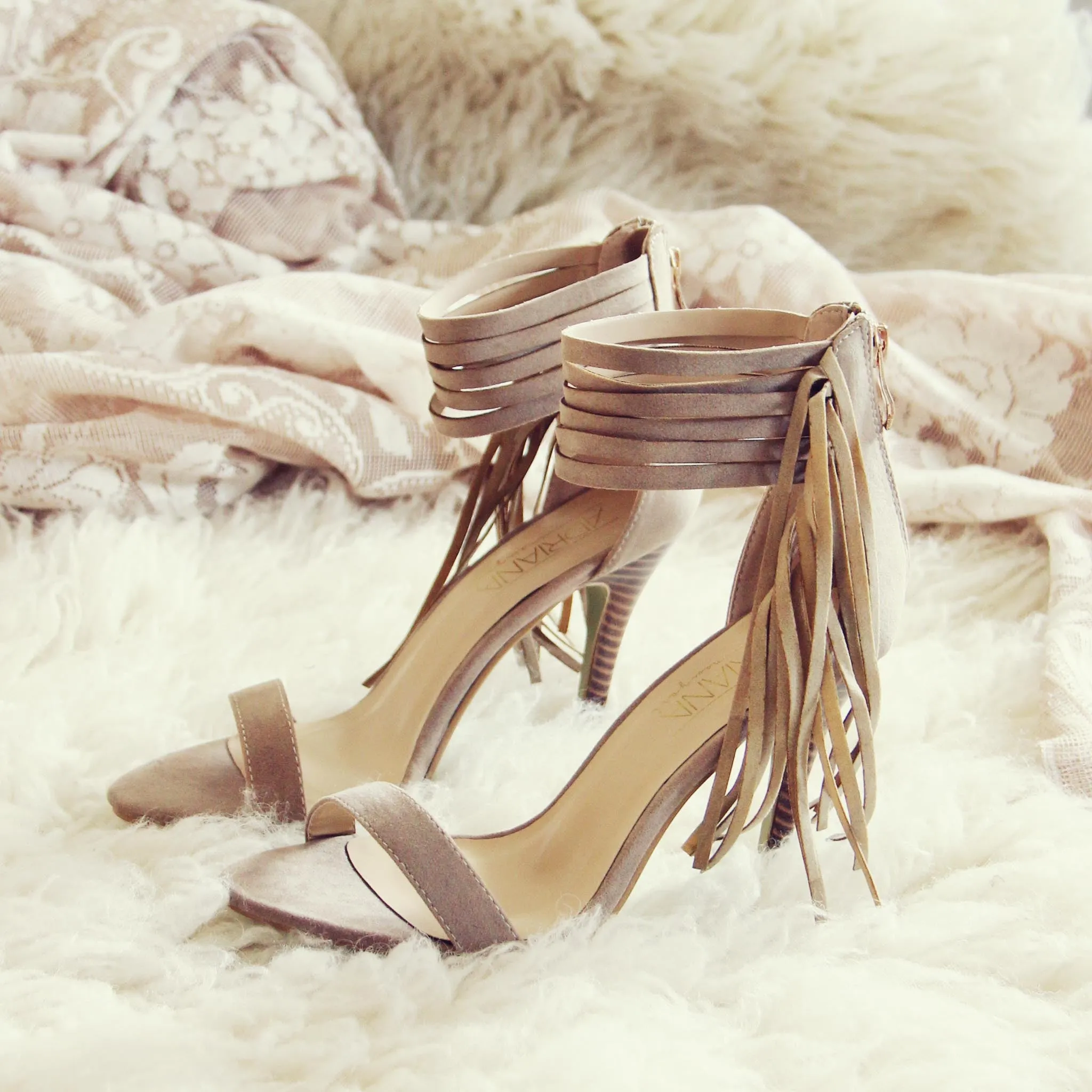 Monaco Fringe Heels