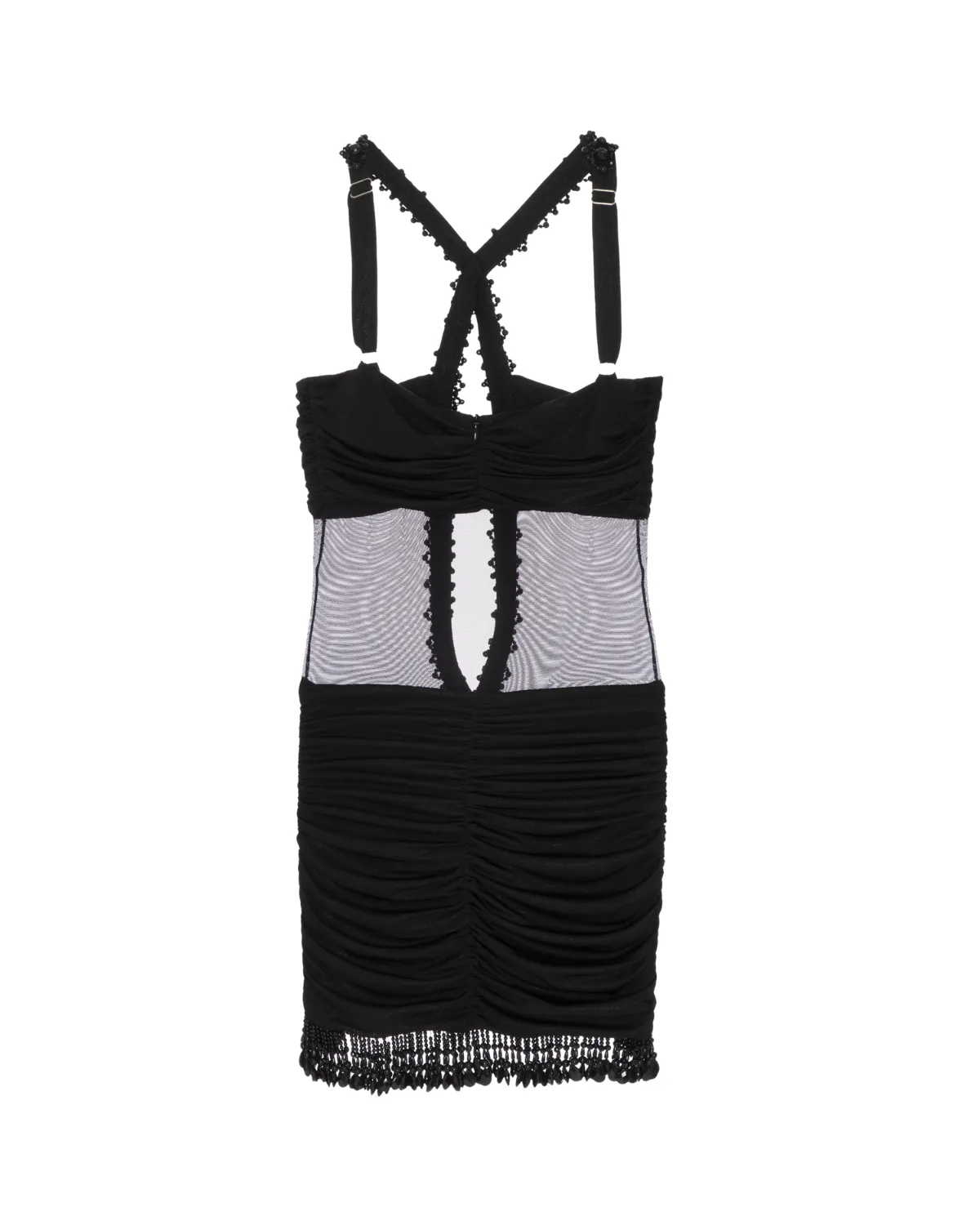 Moonlight Cross-Front Mini Dress