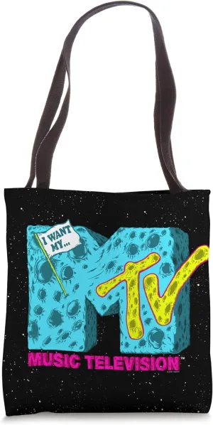 MTV Music Television Lunar Logo Tote Bag