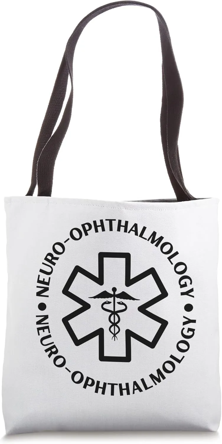 Neuro-ophthalmology Doctor Nurse Medical Caduceus Tote Bag