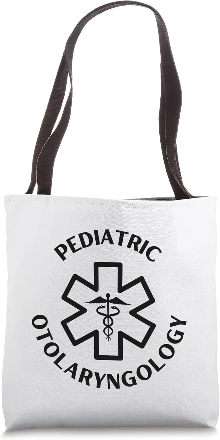 Pediatric otolaryngology Doctor Nurse Medical Caduceus Tote Bag
