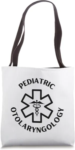 Pediatric otolaryngology Doctor Nurse Medical Caduceus Tote Bag