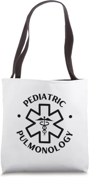 Pediatric Pulmonology Doctor Nurse Medical Caduceus Tote Bag