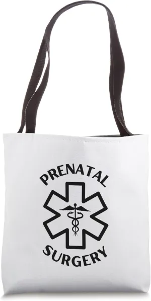 Prenatal surgery Doctor Nurse Medical Caduceus Tote Bag