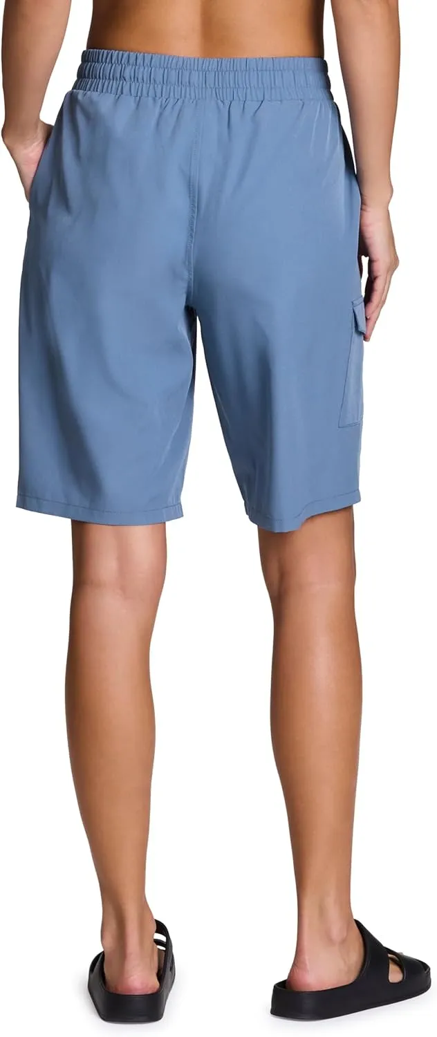 RBX Active Women's Relaxed Fit Breathable Ventilated Stretch Woven Athletic Walking Short with Pockets