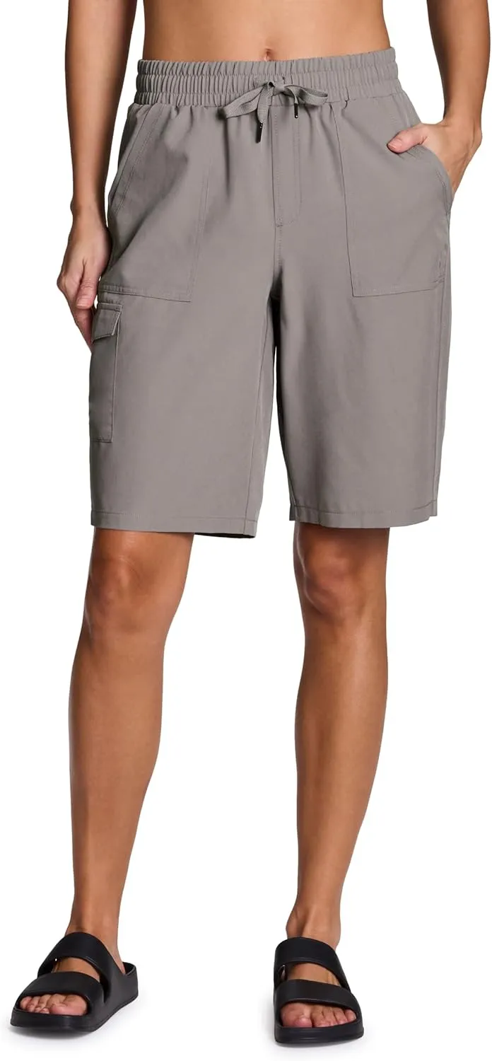 RBX Active Women's Relaxed Fit Breathable Ventilated Stretch Woven Athletic Walking Short with Pockets