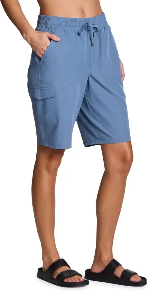 RBX Active Women's Relaxed Fit Breathable Ventilated Stretch Woven Athletic Walking Short with Pockets