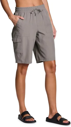 RBX Active Women's Relaxed Fit Breathable Ventilated Stretch Woven Athletic Walking Short with Pockets