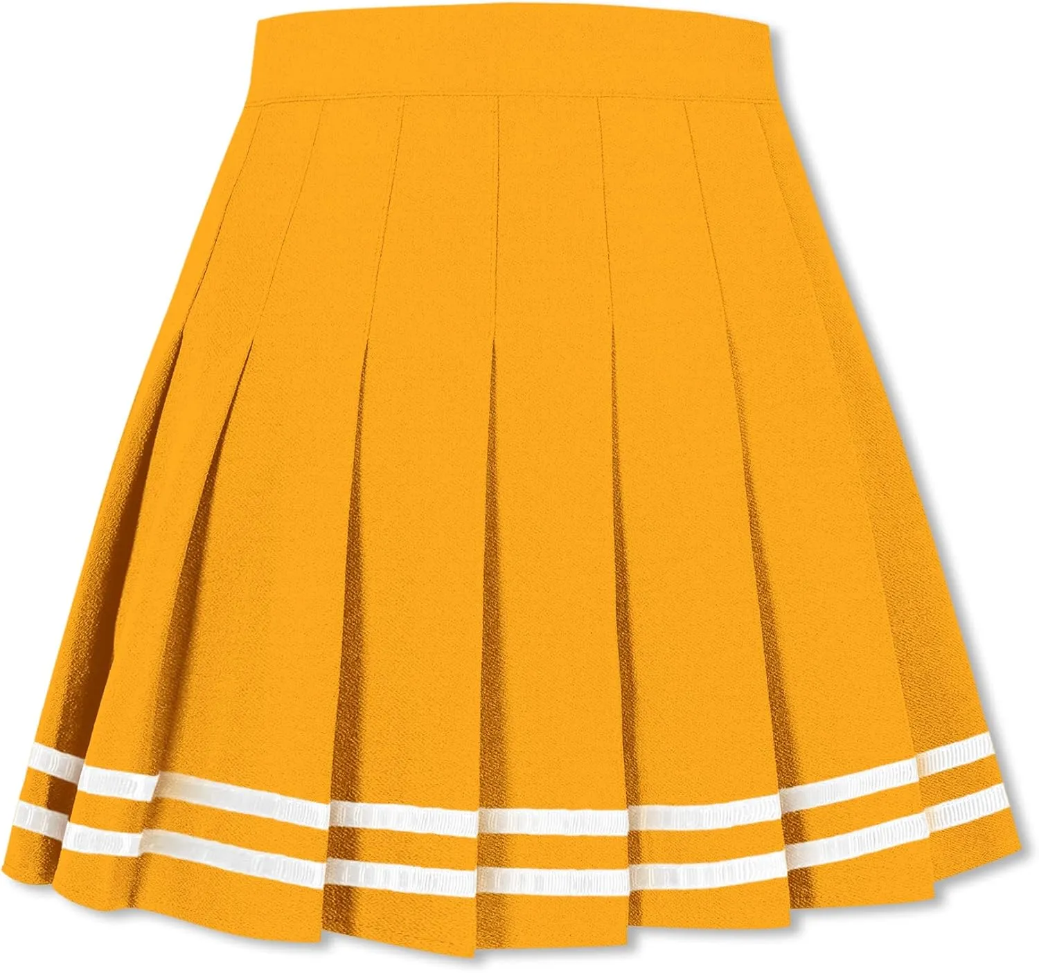 SANGTREE Women Girls Pleated Skirts with Shorts, Elastic Waist Uniform Plus Size Tennis Casual Skirt, 2 Years - US 4XL