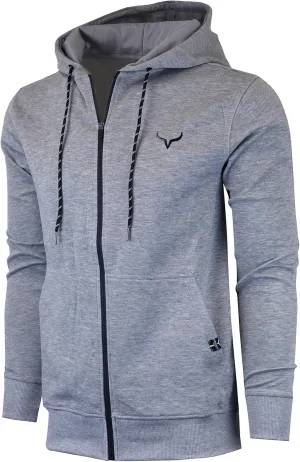 SCREENSHOT Sports Men's Gym Workout Full-Zip Hooded Active Sweatshirt