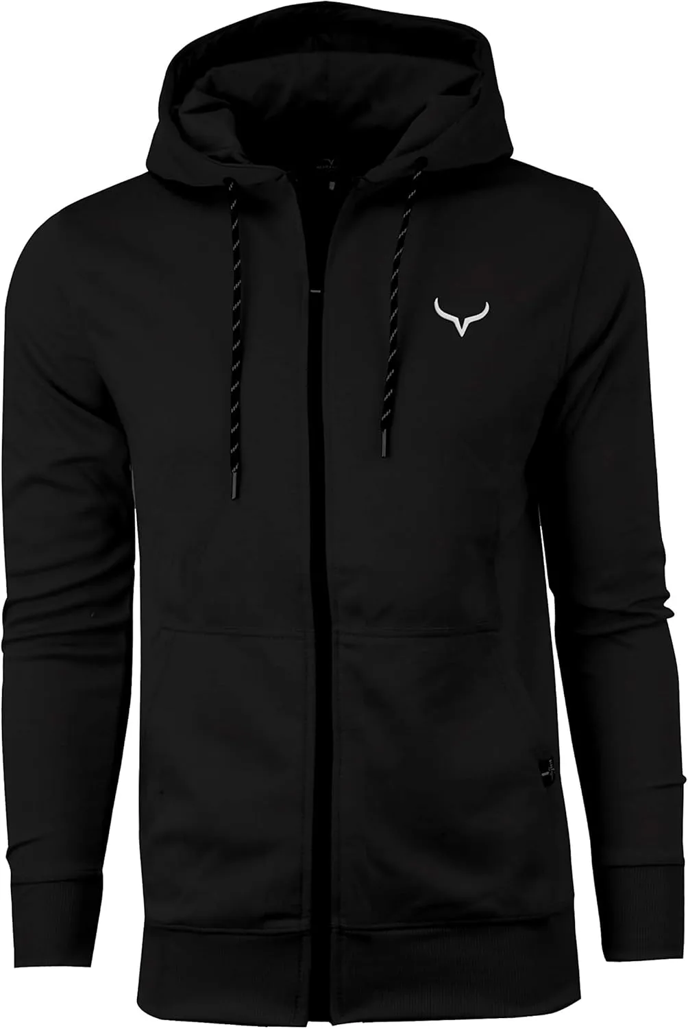SCREENSHOT Sports Men's Gym Workout Full-Zip Hooded Active Sweatshirt