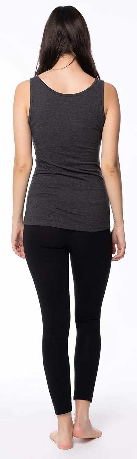 Sexy Basics Women's Cotton Stretch Tank Tops | Multi Packs & Colors Sport Tanks