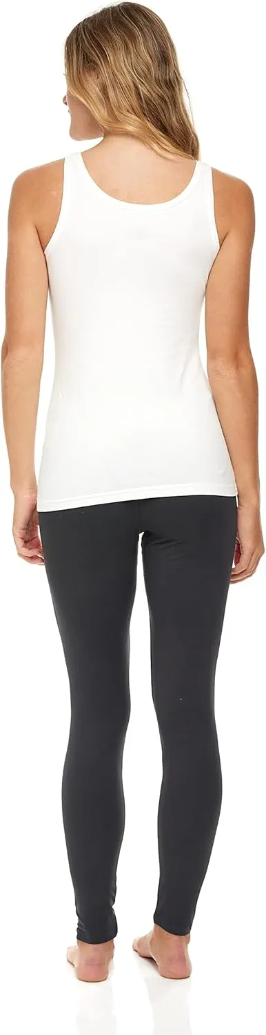 Sexy Basics Women's Cotton Stretch Tank Tops | Multi Packs & Colors Sport Tanks