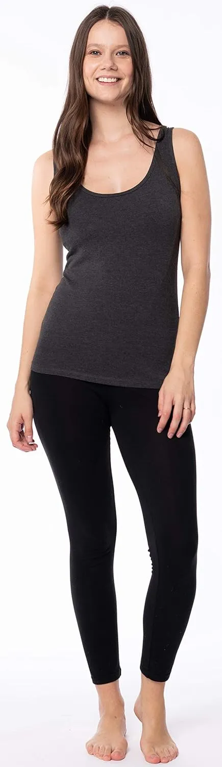Sexy Basics Women's Cotton Stretch Tank Tops | Multi Packs & Colors Sport Tanks