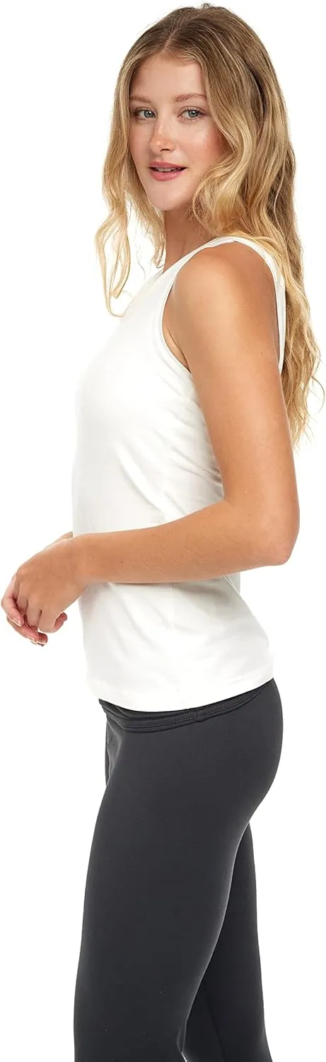 Sexy Basics Women's Cotton Stretch Tank Tops | Multi Packs & Colors Sport Tanks
