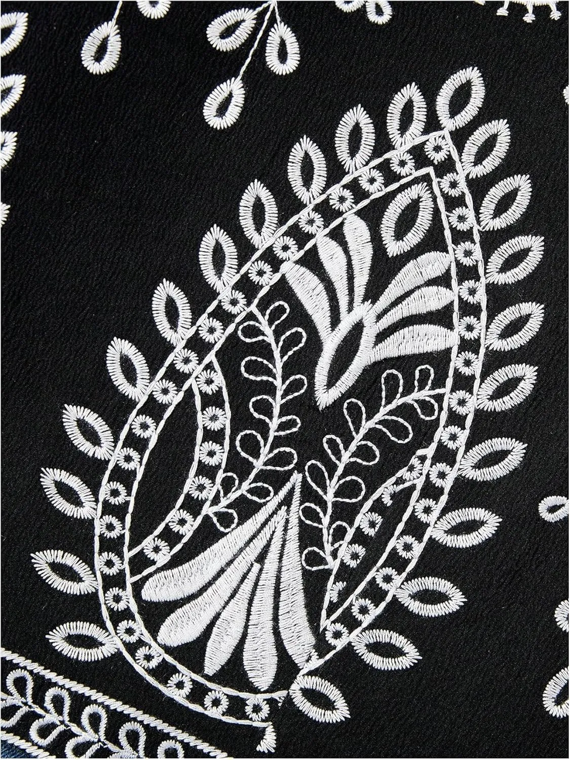 SHENHE Women's Tribal Print Embroidered Vest Sleeveless Open Front Jacket Vest Western Outfit