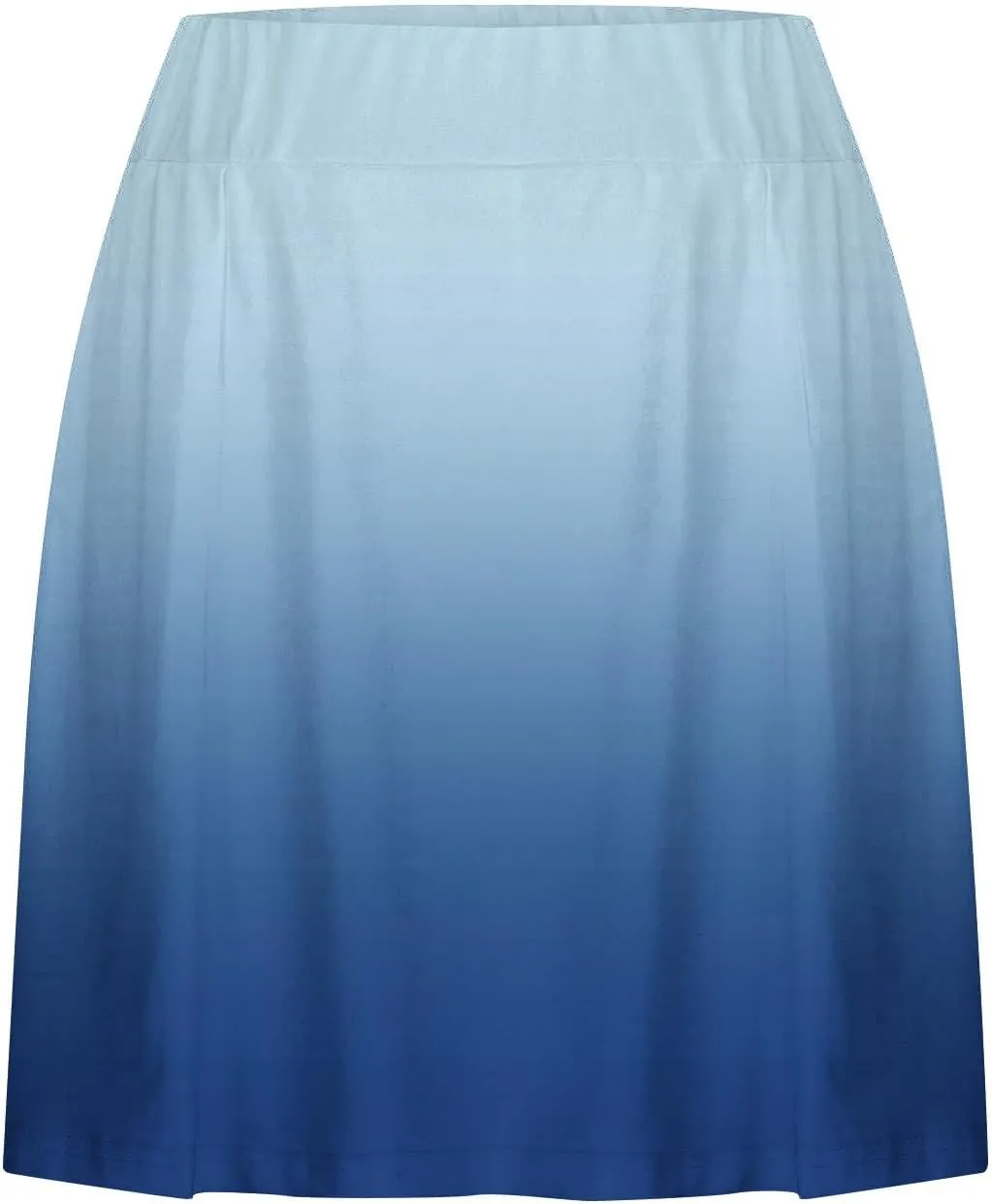 Skirts for Women Trendy Gradient Workout Sports Skirt Tummy Control Skirt Elastic High Waisted Casual Mini Skirt