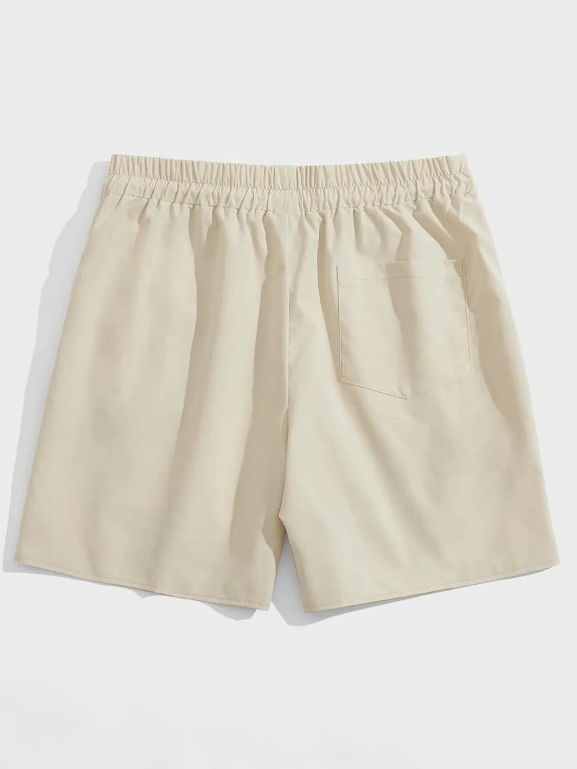 SOLY HUX Men's Elastic High Waisted Casual Summer Shorts