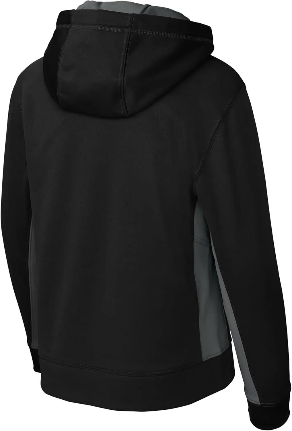 SPORT-TEK Youth Sport-Wick Fleece Colorblock Hooded Pullover YST235