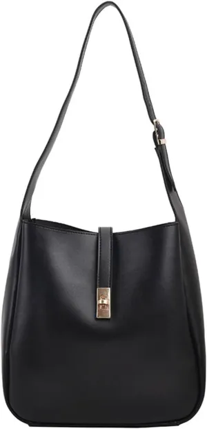 Stylish & Practical Women Shoulder Bag Large Capacity PU Handbag Tote Bag for Daily Commute Shopping & Travel Durable