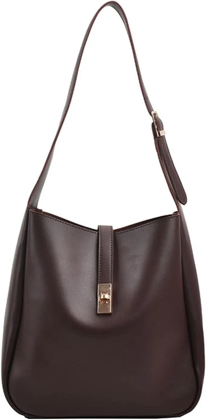 Stylish & Practical Women Shoulder Bag Large Capacity PU Handbag Tote Bag for Daily Commute Shopping & Travel Durable