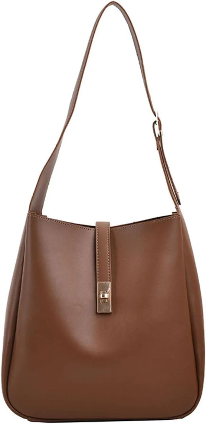 Stylish & Practical Women Shoulder Bag Large Capacity PU Handbag Tote Bag for Daily Commute Shopping & Travel Durable