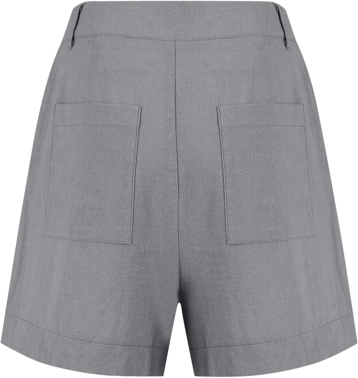 Summer Petite Shorts for Women 2025 Trendy Chino Paper Bag Sailor Short Pants Comfy Stretch Twill Linen Blend Clothes