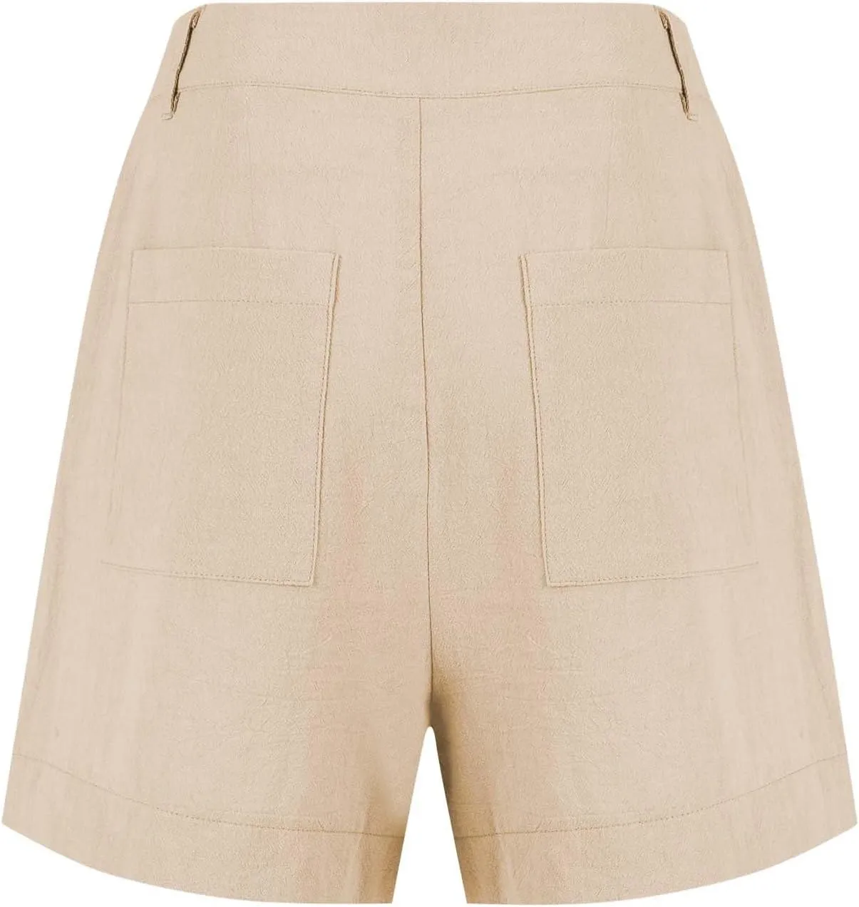 Summer Petite Shorts for Women 2025 Trendy Chino Paper Bag Sailor Short Pants Comfy Stretch Twill Linen Blend Clothes