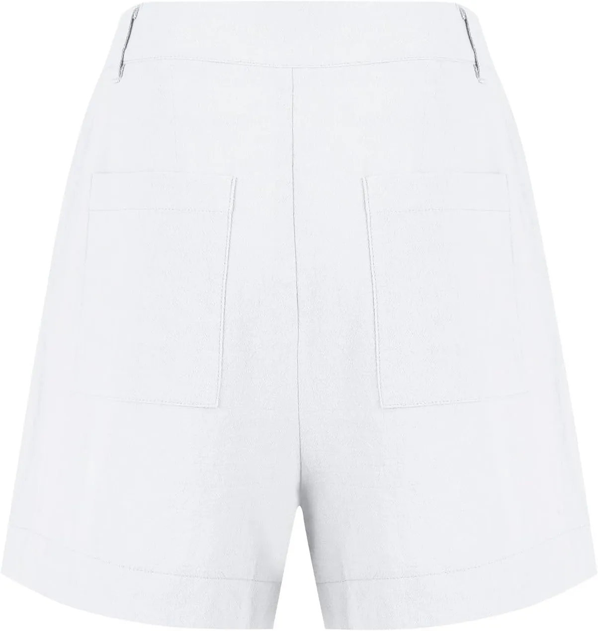 Summer Petite Shorts for Women 2025 Trendy Chino Paper Bag Sailor Short Pants Comfy Stretch Twill Linen Blend Clothes