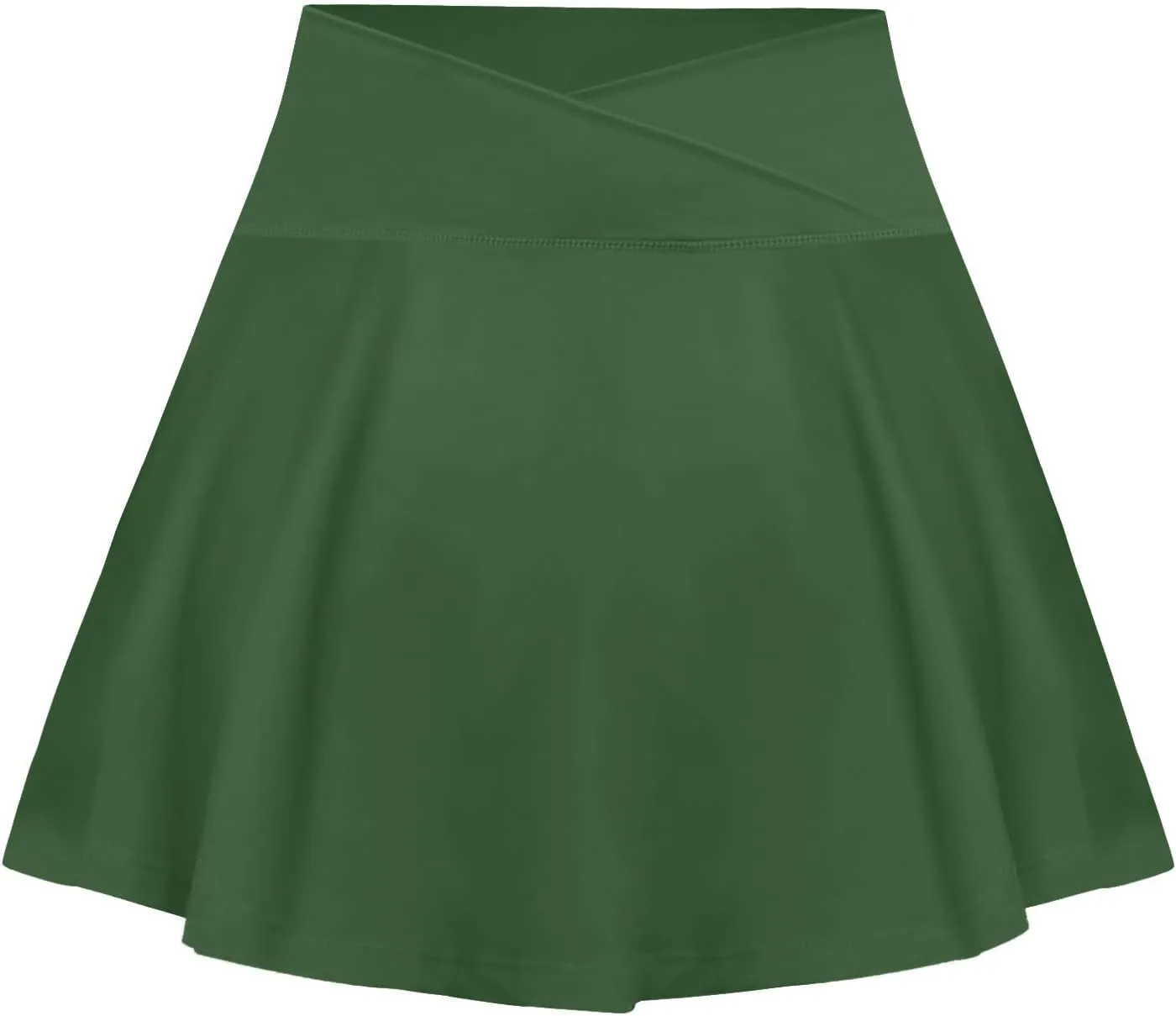 Tennis Skirt with Pockets Golf Skorts for Woman Athletic Fall Skirts with Shorts Cross Waist Running Pickleball