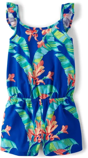 The Children's Place girls Casual Sleeveless Shorts Romper