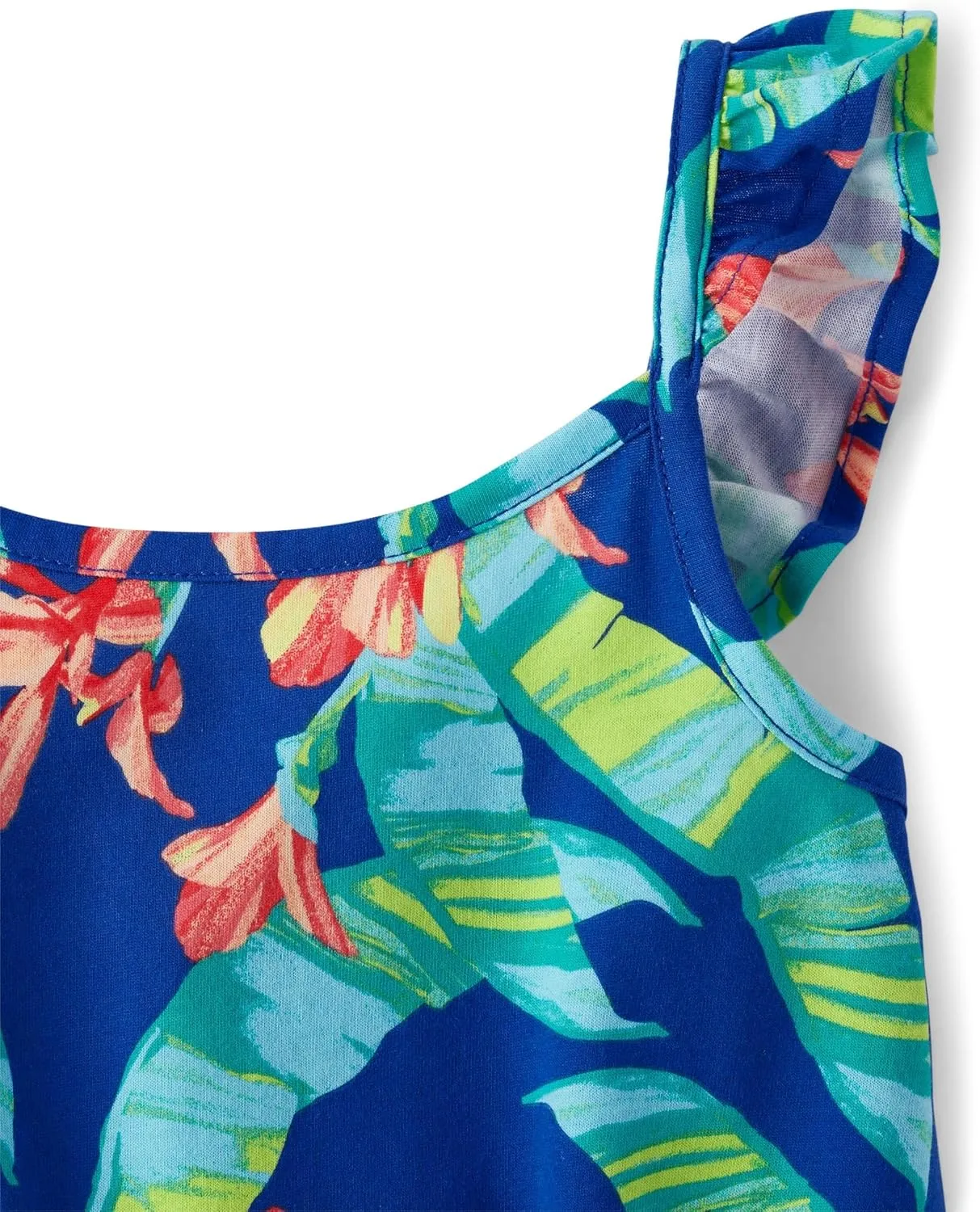 The Children's Place girls Casual Sleeveless Shorts Romper