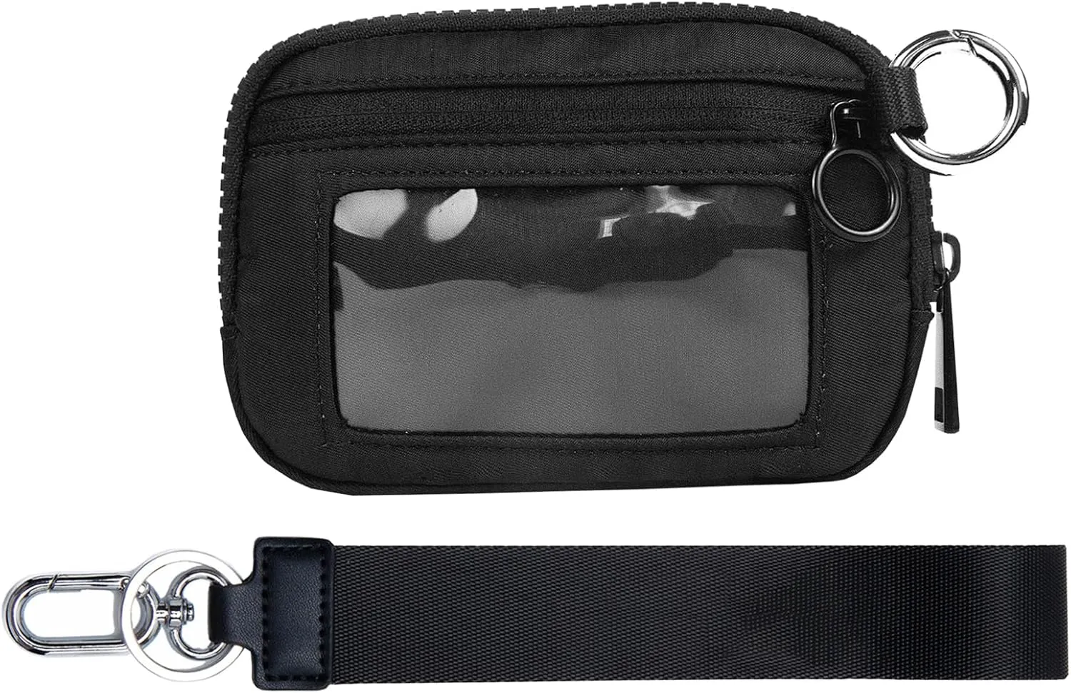 The Iris' Wallet 2nd Gen, The Iris Pouch Wristlet, Wristlet Wallets for Women, Iris Wallets for Women (black)