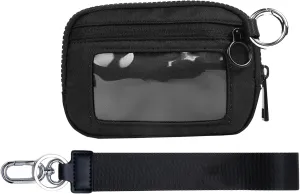 The Iris' Wallet 2nd Gen, The Iris Pouch Wristlet, Wristlet Wallets for Women, Iris Wallets for Women (black)