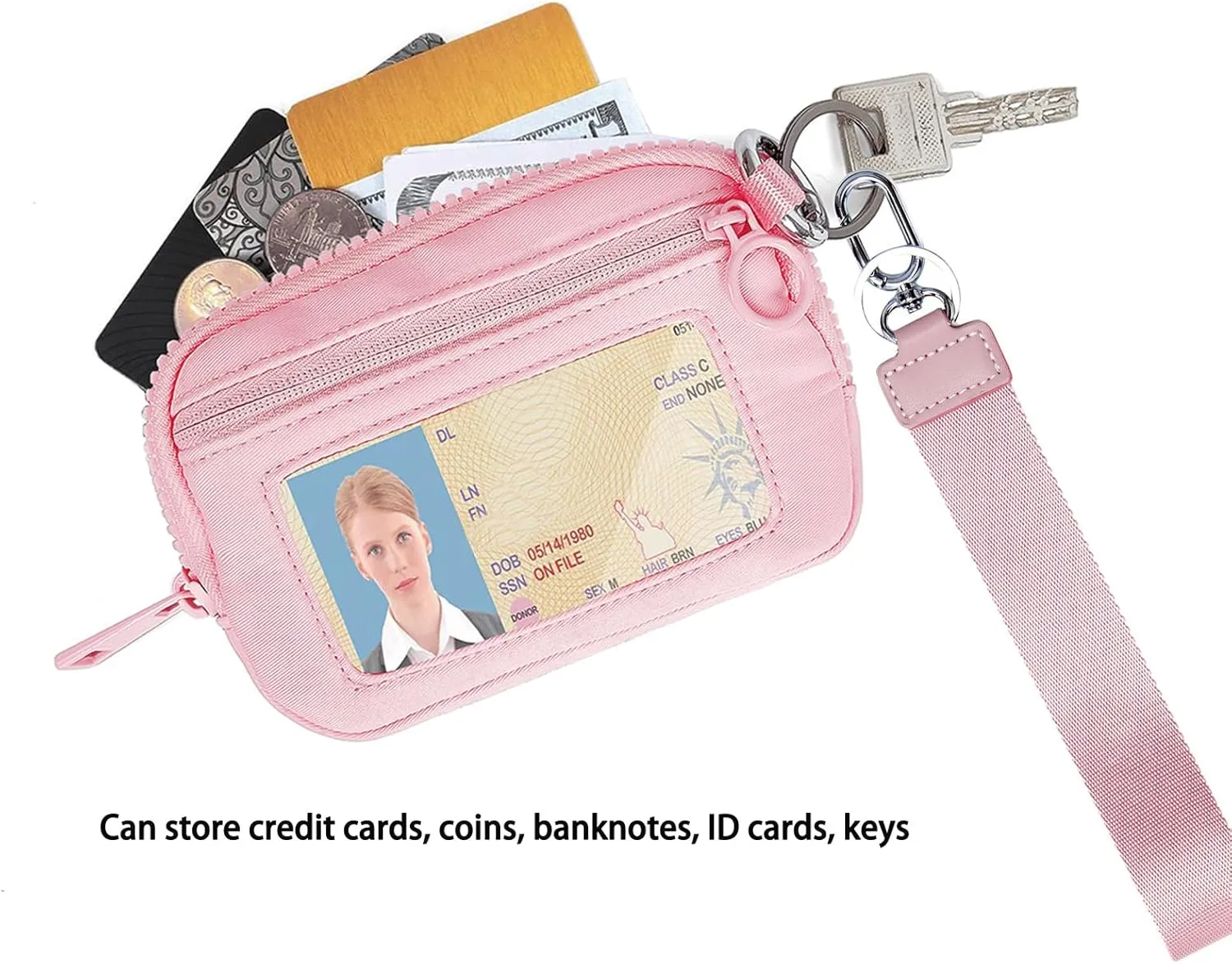 The Iris' Wallet 2nd Gen, The Iris Pouch Wristlet, Wristlet Wallets for Women, Iris Wallets for Women (caramel)