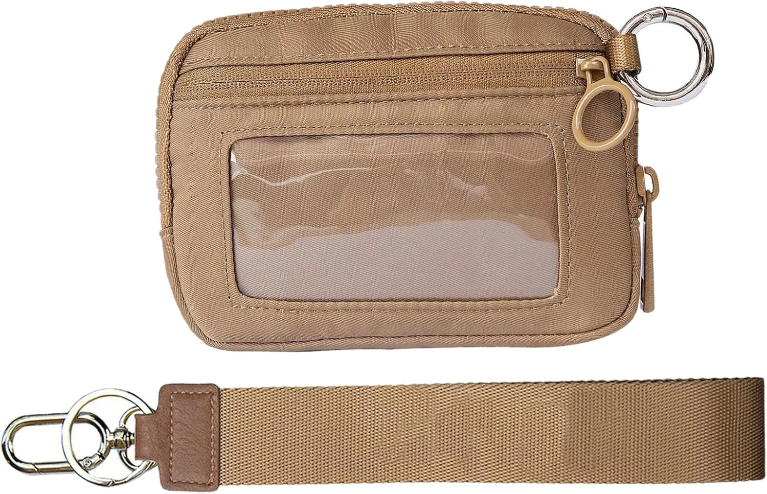 The Iris' Wallet 2nd Gen, The Iris Pouch Wristlet, Wristlet Wallets for Women, Iris Wallets for Women (caramel)