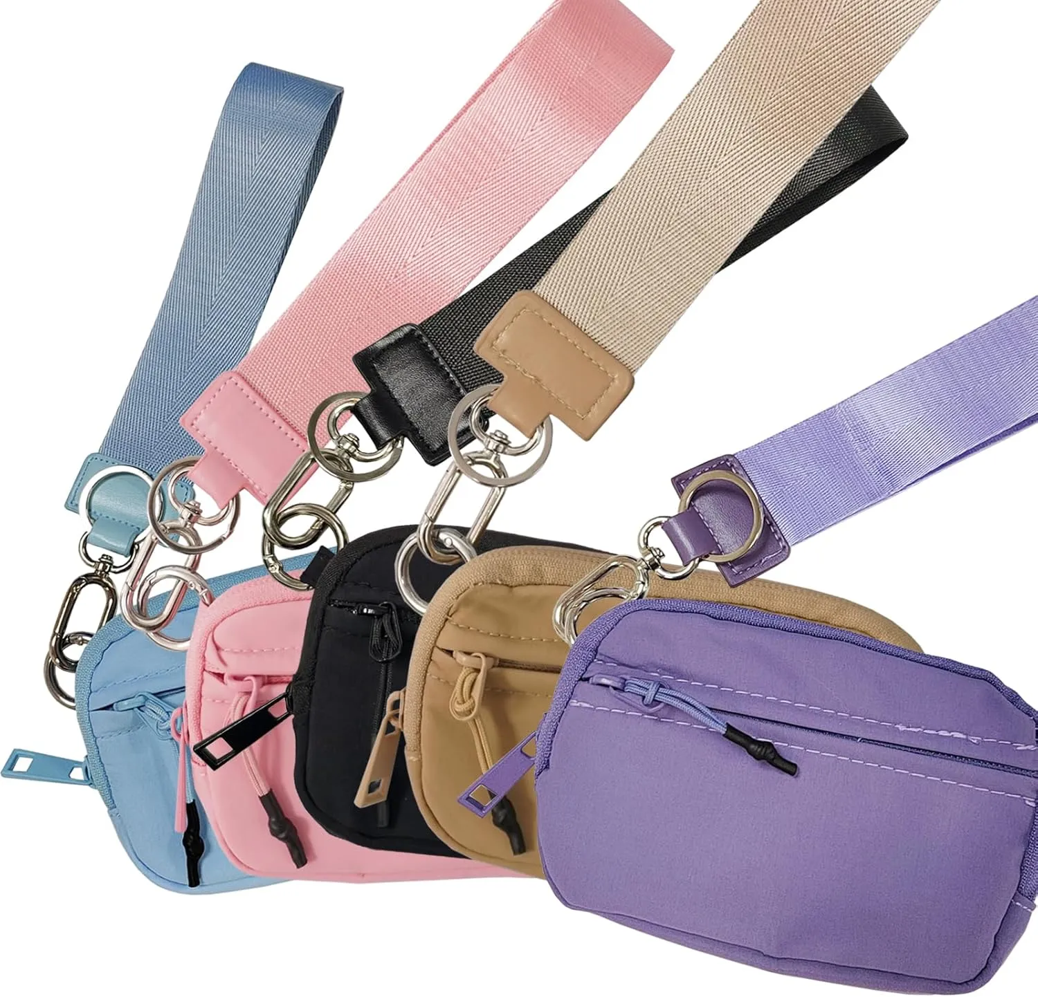 The Iris' Wallet 2nd Gen, The Iris Pouch Wristlet, Zippered Card Case With Id Window/Hand strap, Portable Keychain Wallet (green)