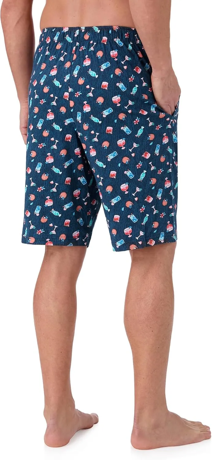 Tommy Bahama - Men's Essential Printed Lounge Short, Stretch Jersey Pajama Shorts for Sleep or Lounge