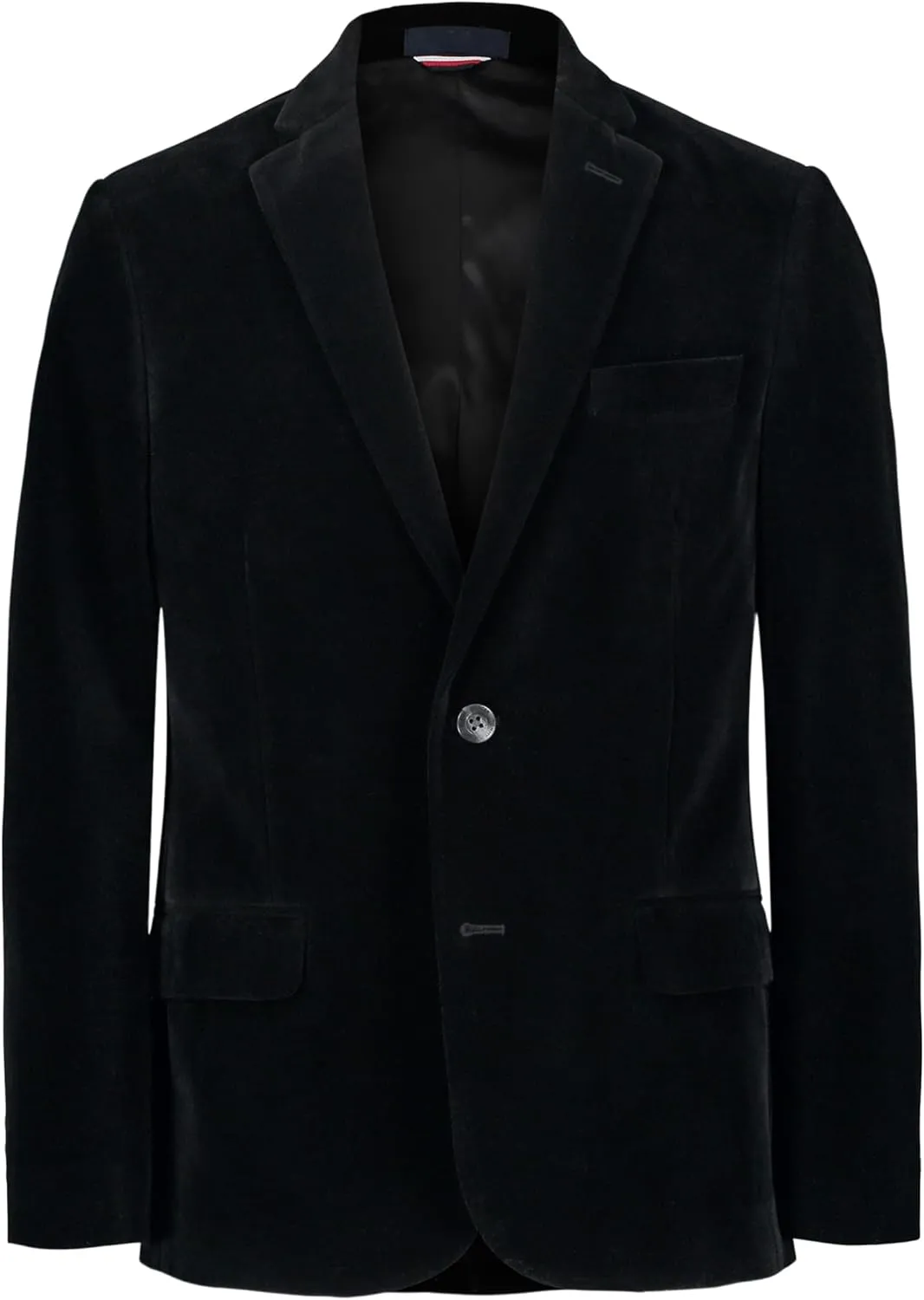 Tommy Hilfiger Boys' Blazer Suit Jacket, Button Closure, Notch Lapel and Front Flap Pockets