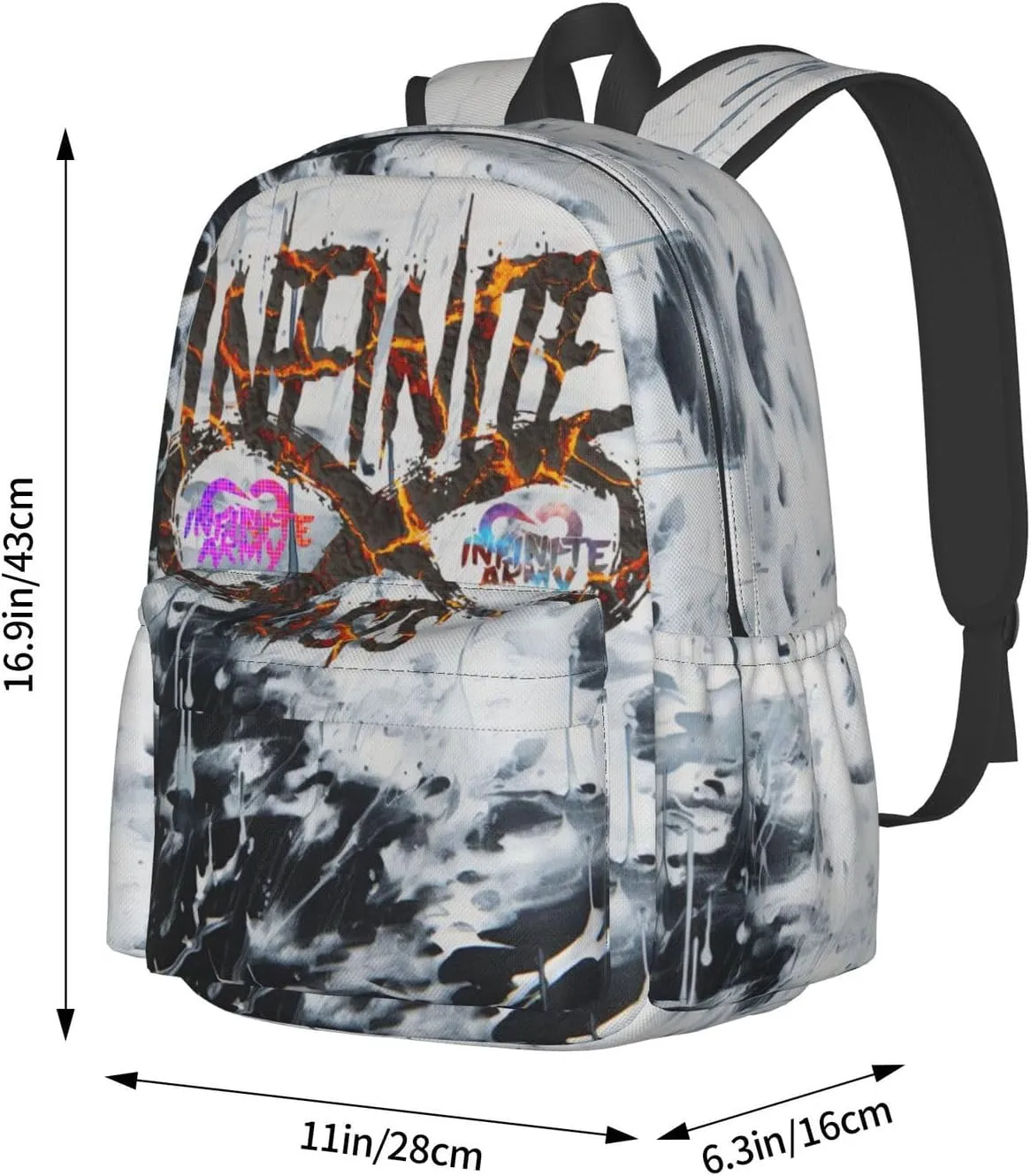 Unisex Lightweight Backpack With Handle Insulated Lunch Bag Big Capacity Travel Daypack Set