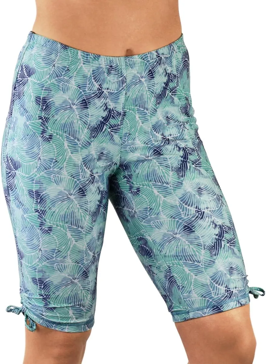 UV SKINZ Womens Classic Swim Jammerz with UPF 50  Sun Protection  Long Swim Shorts for Women, Womens Modest Swimsuits