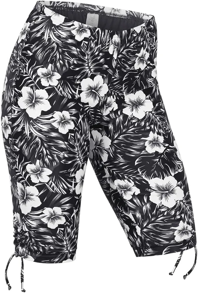 UV SKINZ Womens Classic Swim Jammerz with UPF 50  Sun Protection  Long Swim Shorts for Women, Womens Modest Swimsuits