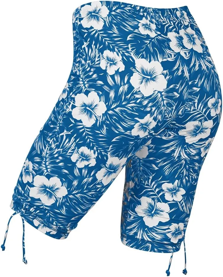 UV SKINZ Womens Classic Swim Jammerz with UPF 50  Sun Protection  Long Swim Shorts for Women, Womens Modest Swimsuits