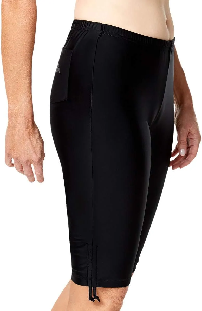 UV SKINZ Womens Classic Swim Jammerz with UPF 50  Sun Protection  Long Swim Shorts for Women, Womens Modest Swimsuits